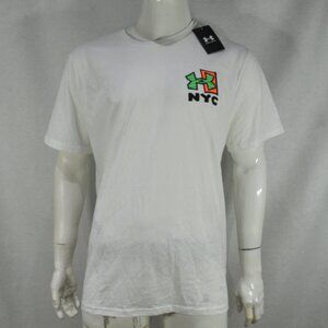 Under Armour UA Summer Men's T-Shirt 2XL Loose Fit Local NYC White NWT